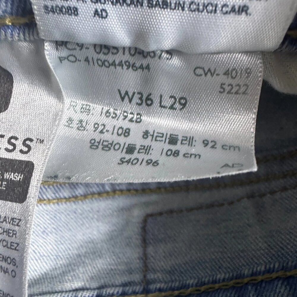 Levi's 510 Men's Skinny Leg Jeans Blue Denim Light Wash Stretch 5-Pocket W36 L29 - Picture 13 of 16